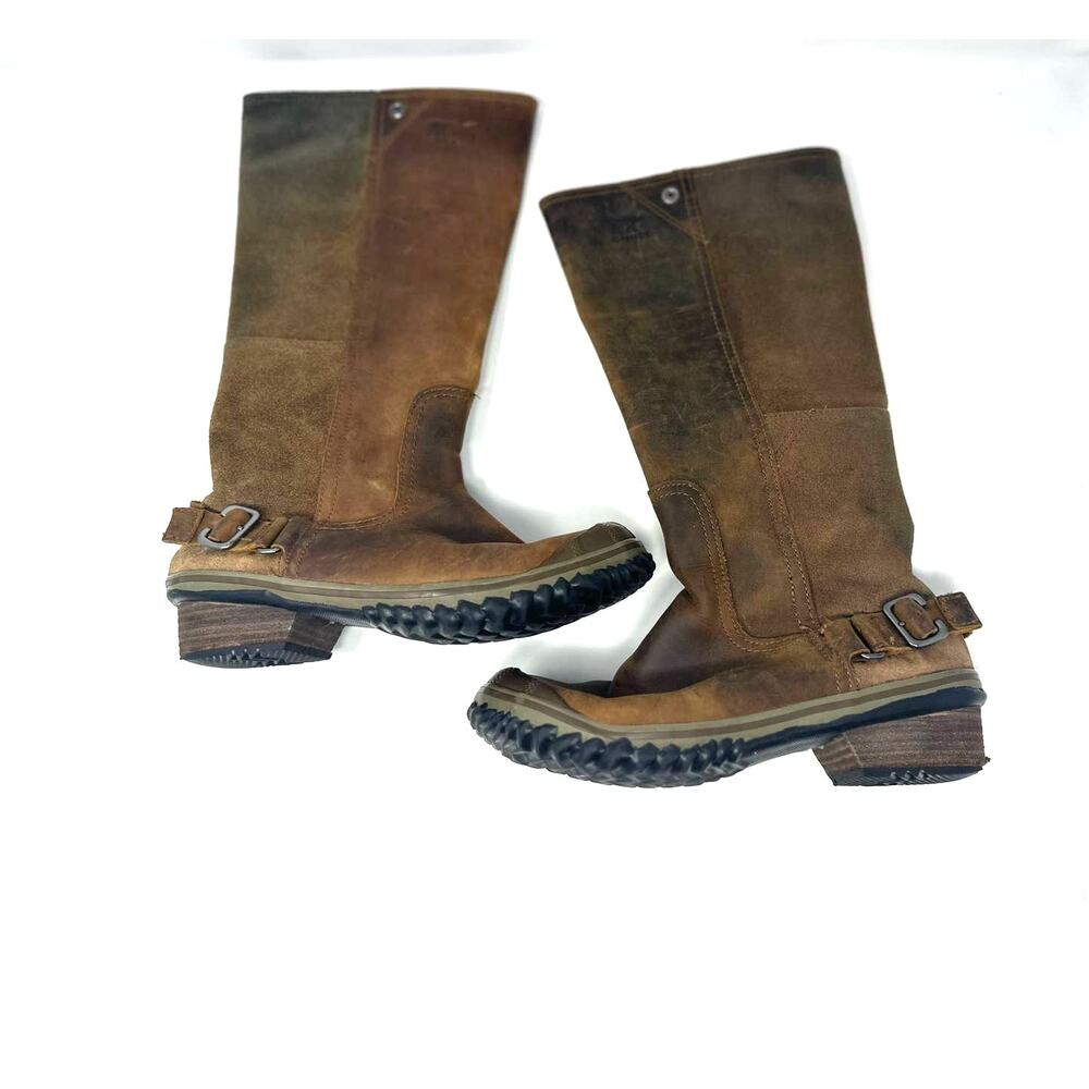 Sorel Slimboot Women's Knee High Boots Brown size 6.5
